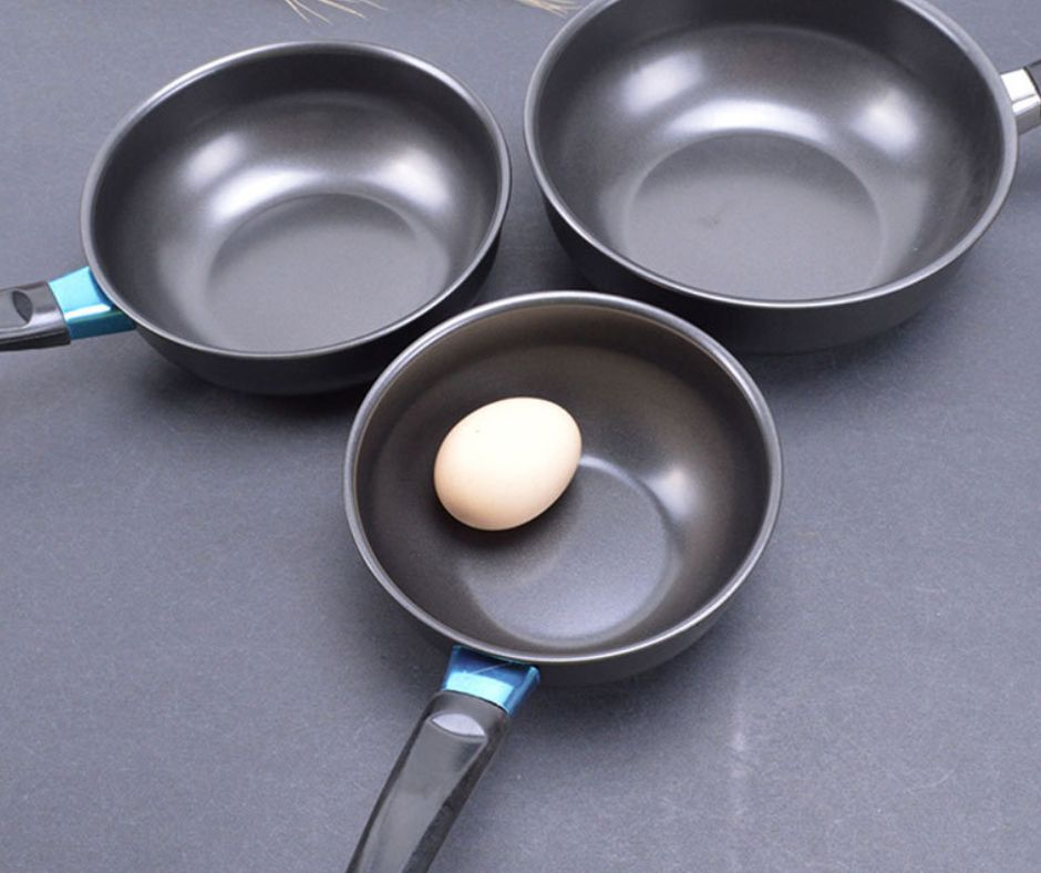 chảo chống dính mini chất liệu gốm