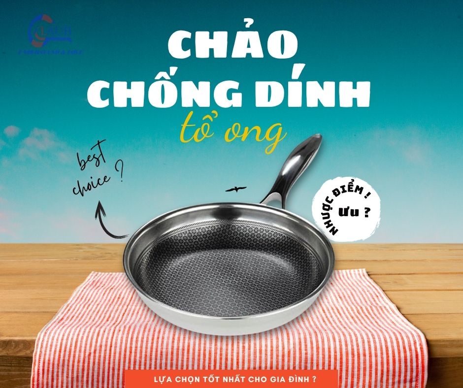 chảo chống dính tổ ong