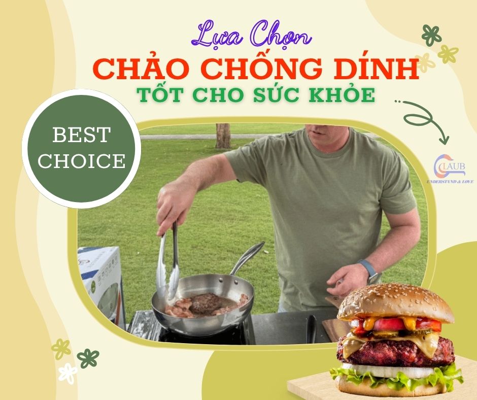 Chảo chống dính tốt cho sức khỏe