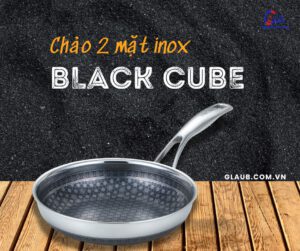 Chảo Black Cube 2 mặt inox