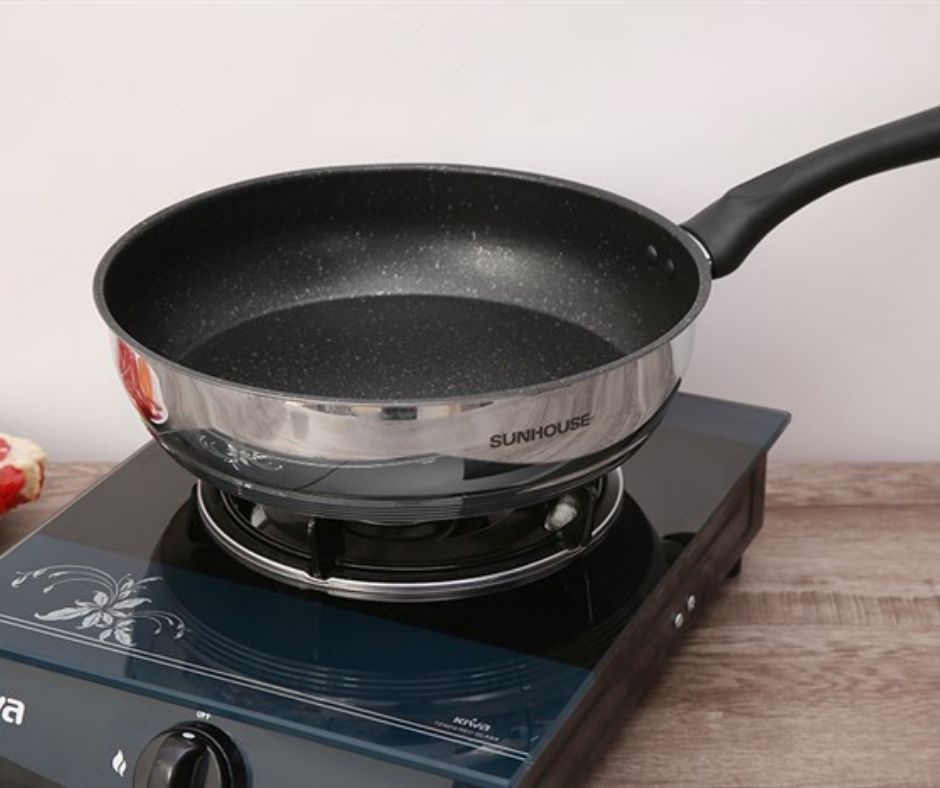 Mua chảo inox Sunhouse 24cm chính hãng