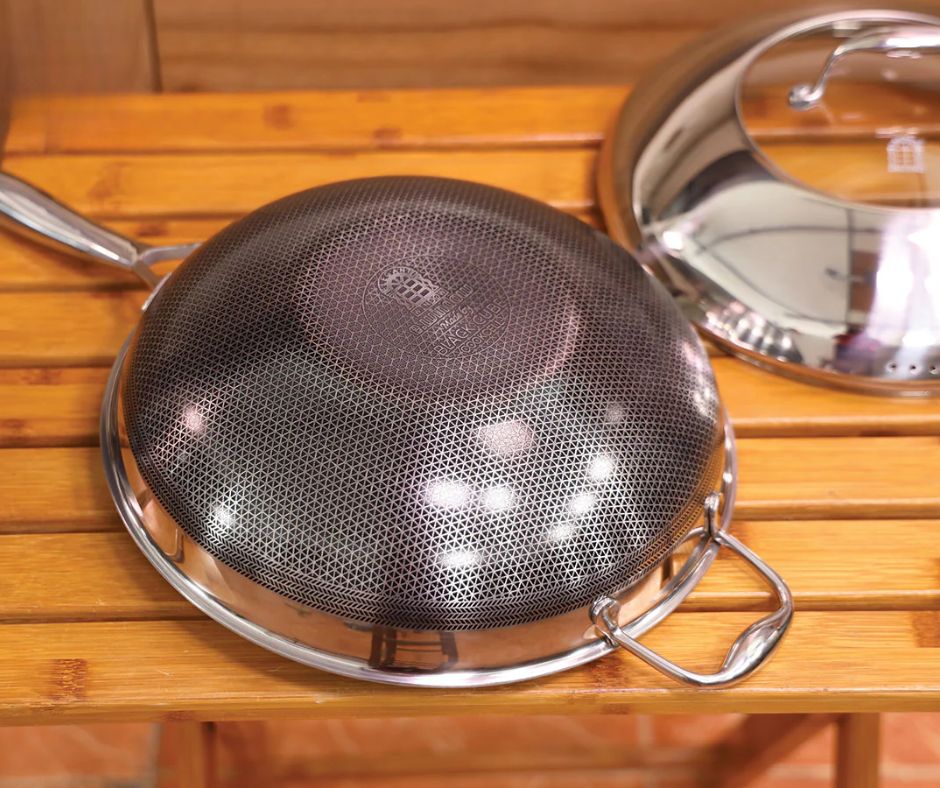 Chảo Black Cube 2 mặt inox chống dính