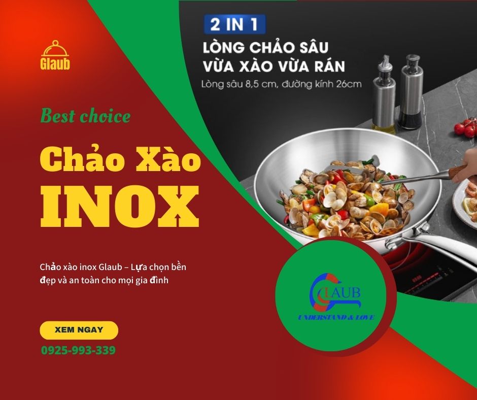 Chảo inox xào cao cấp