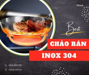 chảo rán inox 304