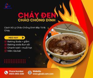 Hướng dẫn khắc phục chảo chống dính bị cháy mà không làm hỏng lớp phủ