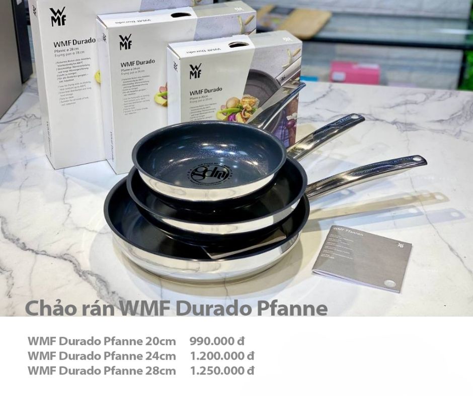 Hướng dẫn sử dụng chảo chống dính WMF Diamondis 28cm đúng cách