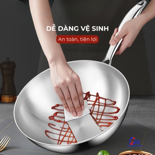 Công nghệ nano nhiệt lạnh giúp chảo Glaub bền đẹp, dễ vệ sinh