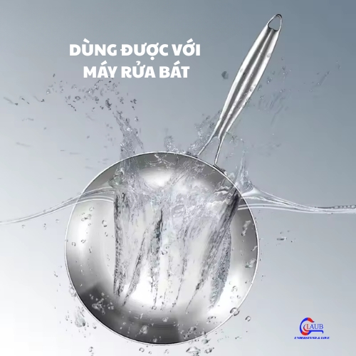 Chảo inox Glaub chống dính tự thân dùng được cho mọi loại bếp