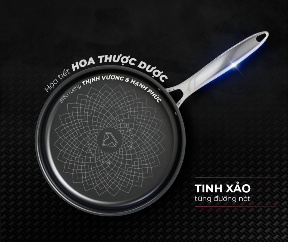 Mua chảo 3 lớp chống dính Titanium Sunhouse chính hãng