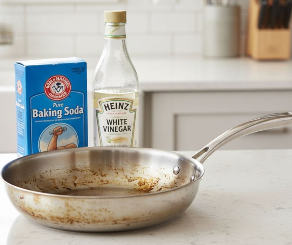 Mẹo làm sạch chảo chống dính bếp từ bị cháy nhanh và an toàn