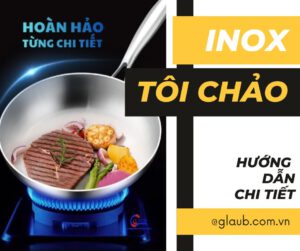 Cách tôi chảo inox rất đơn giản và dễ làm.