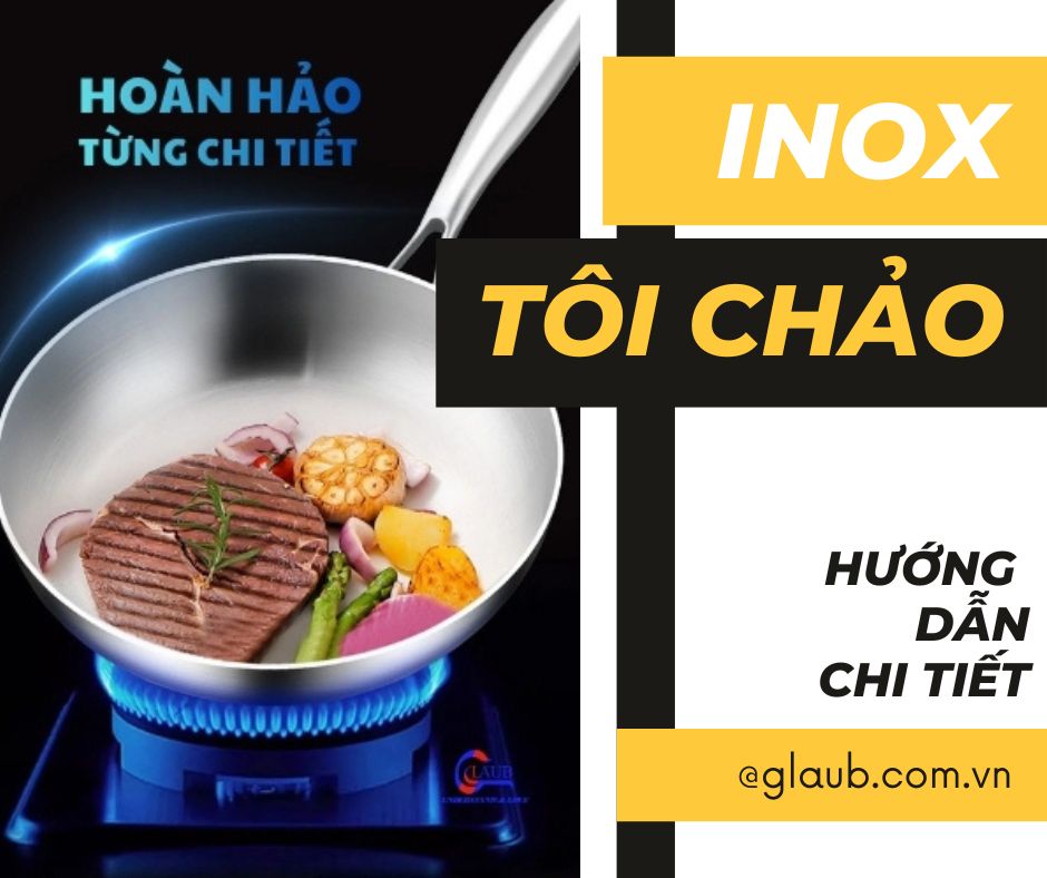 Cách tôi chảo inox rất đơn giản và dễ làm.