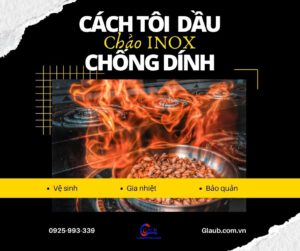 Tôi chảo inox chống dính rất dễ thực hiện.