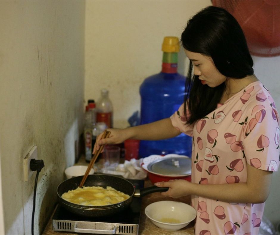 Chảo inox 430 cao cấp giúp truyền nhiệt tốt và đồng đều.