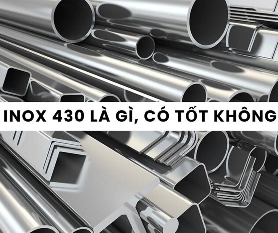 Chảo inox 430 đáy từ dùng được cho cả bếp từ và bếp ga.