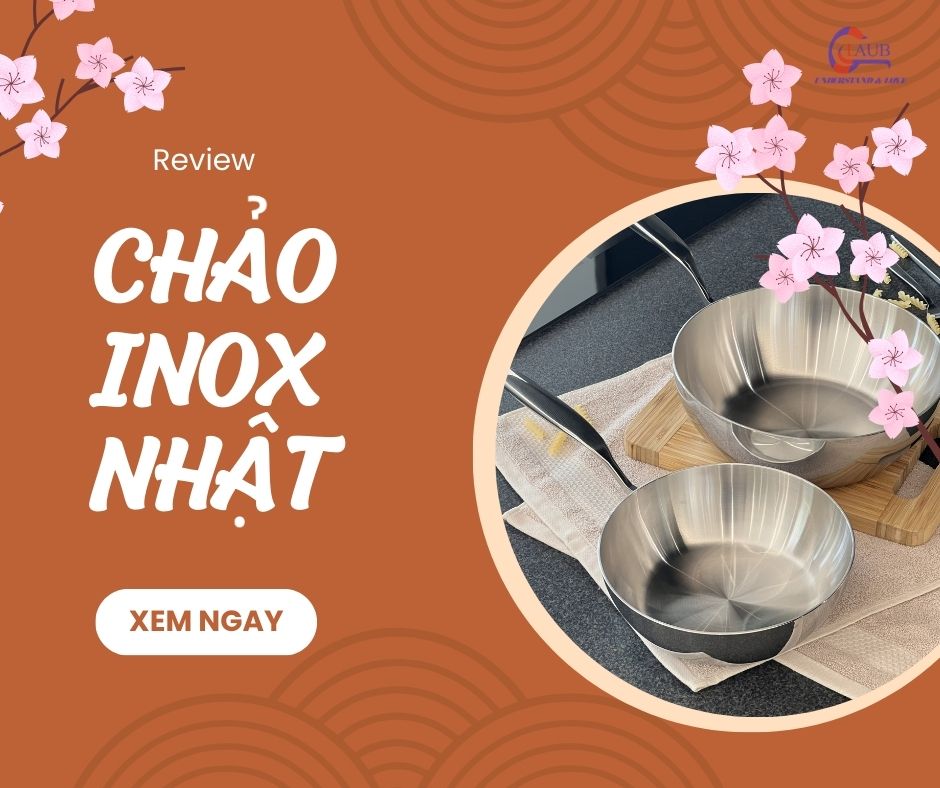 Chảo inox Nhật rất bền bỉ theo thời gian.