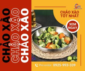 Chảo xào thực phẩm có chất lượng cao và đáng tin cậy.