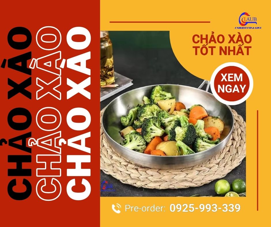 Chảo xào thực phẩm có chất lượng cao và đáng tin cậy.