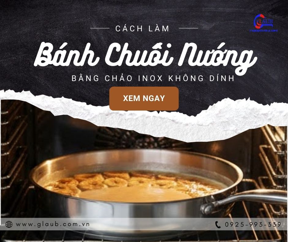 Cách làm bánh chuối nướng bằng chảo chống dính rất đơn giản.