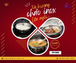 Chảo inox không chống dính cần dùng đúng cách khi nấu.