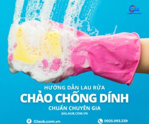 Hướng dẫn lau chảo chống dính đúng cách sau khi nấu.