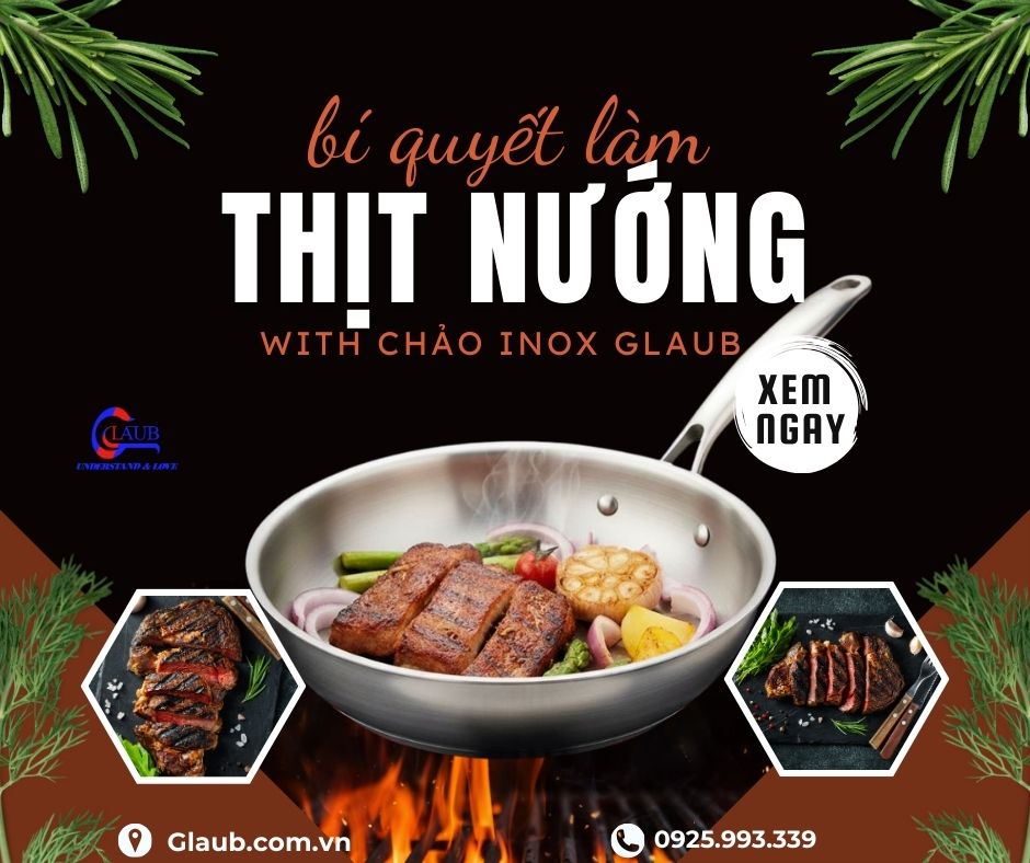 Thịt nướng bằng chảo chống dính rất dễ làm.