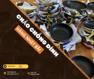 Chảo chống dính Nhật bãi là chảo đã qua sử dụng có thể dùng lại.