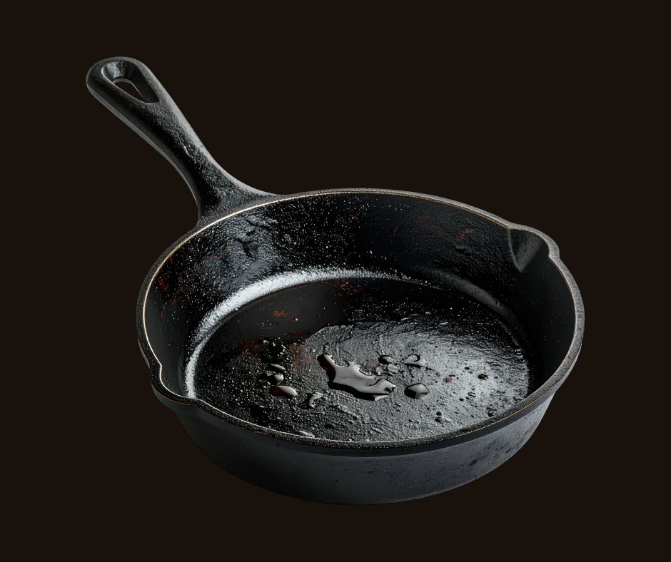 Chảo gang thường nặng hơn chảo inox