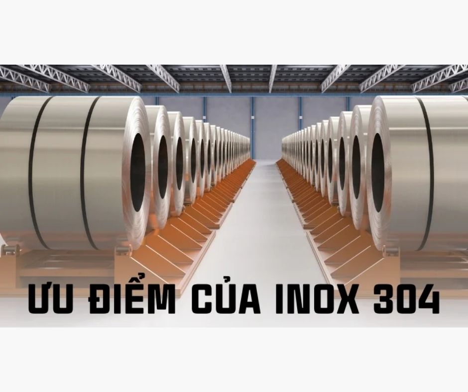 Inox 304 là loại inox phổ biến dùng để sản xuất chảo.