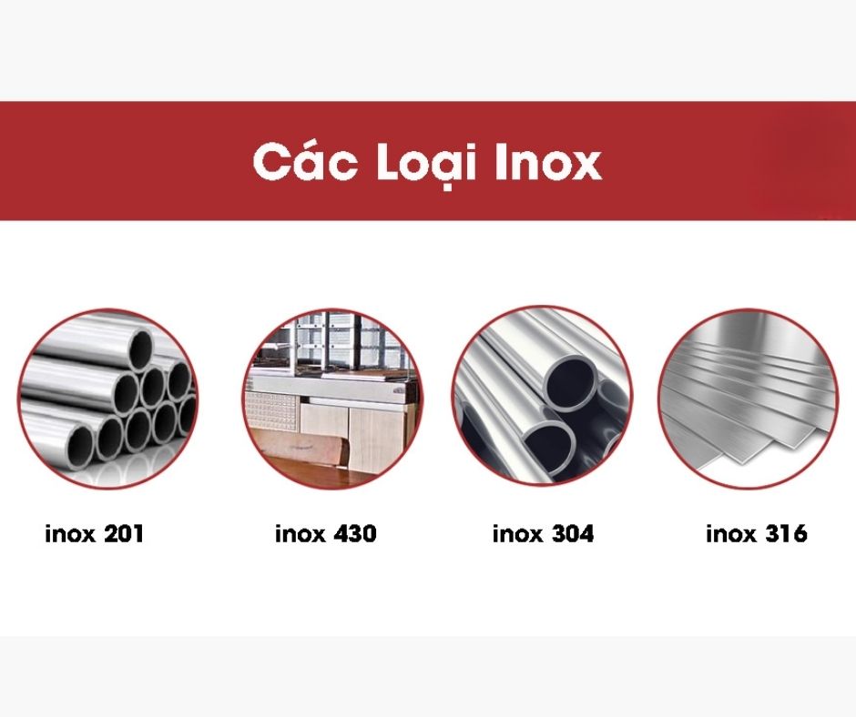 Chảo inox thường được làm từ inox 304.